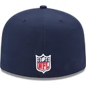petten-plat-marineblauw-fitted-59fifty-on-field-van-chicago-bears-nfl-van-new-era