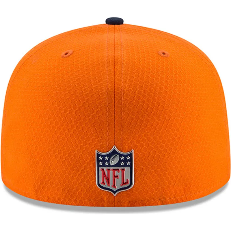 petten-plat-oranje-fitted-59fifty-sideline-van-denver-broncos-nfl-van-new-era