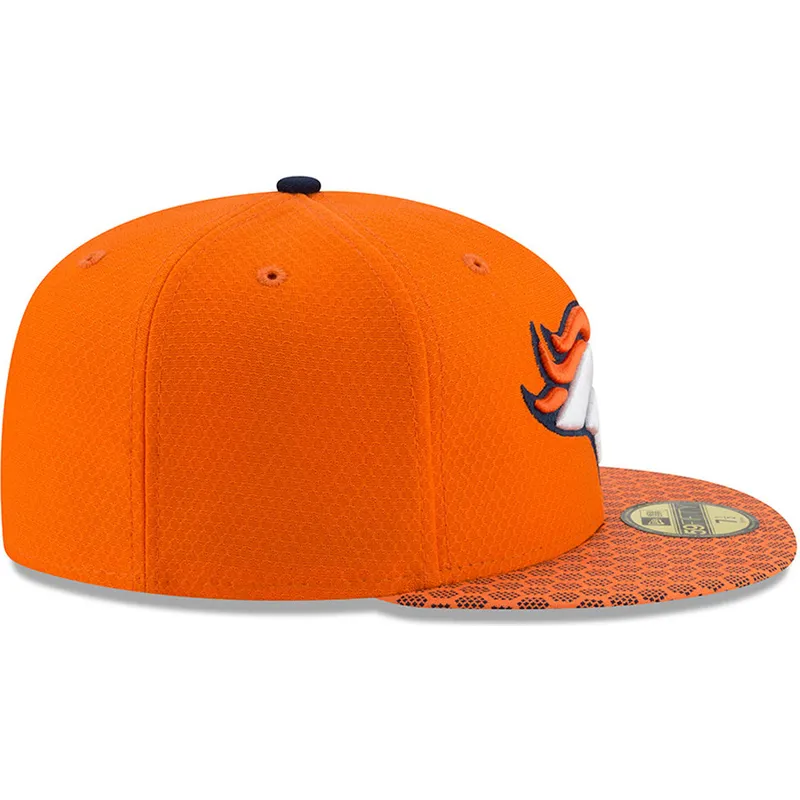 petten-plat-oranje-fitted-59fifty-sideline-van-denver-broncos-nfl-van-new-era