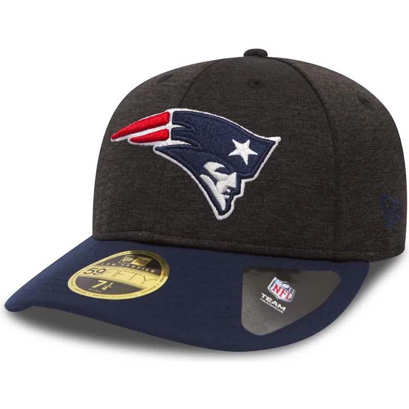 petten-gebogen-steen-fitted-59fifty-low-profile-shadow-tech-van-new-england-patriots-nfl-van-new-era