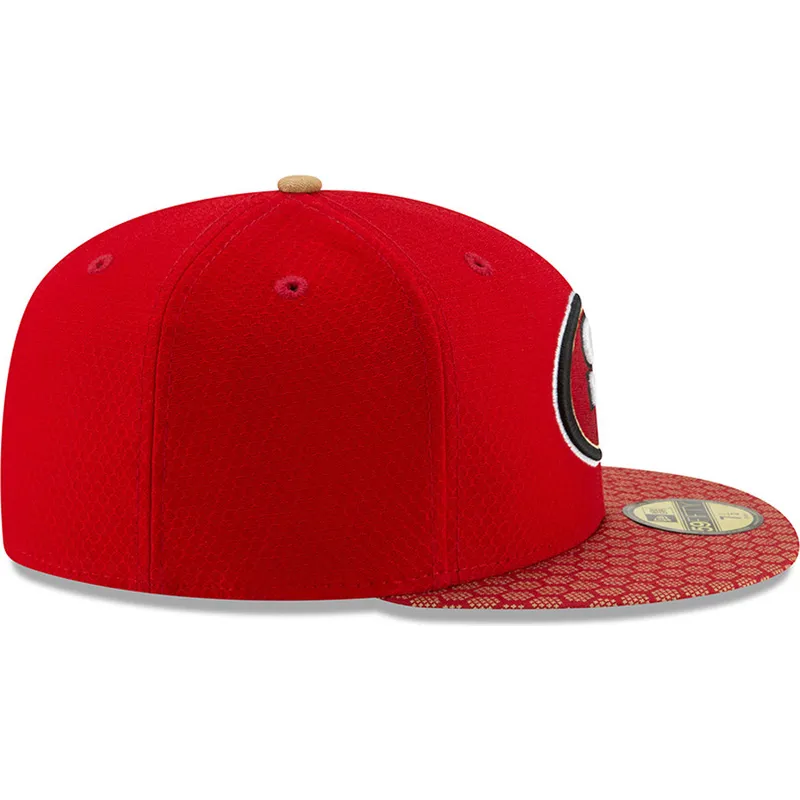 petten-plat-rood-fitted-59fifty-sideline-van-san-francisco-49ers-nfl-van-new-era