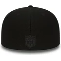 petten-plat-zwart-fitted-59fifty-black-coll-van-seattle-seahawks-nfl-van-new-era