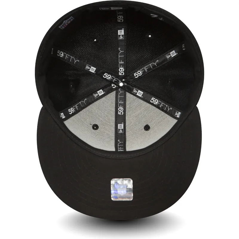 petten-plat-zwart-fitted-59fifty-black-coll-van-seattle-seahawks-nfl-van-new-era