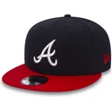 petten-plat-zwart-snapback-9fifty-van-atlanta-braves-mlb-van-new-era