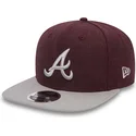 petten-plat-rood-snapback-9fifty-seasonal-heather-van-atlanta-braves-mlb-van-new-era