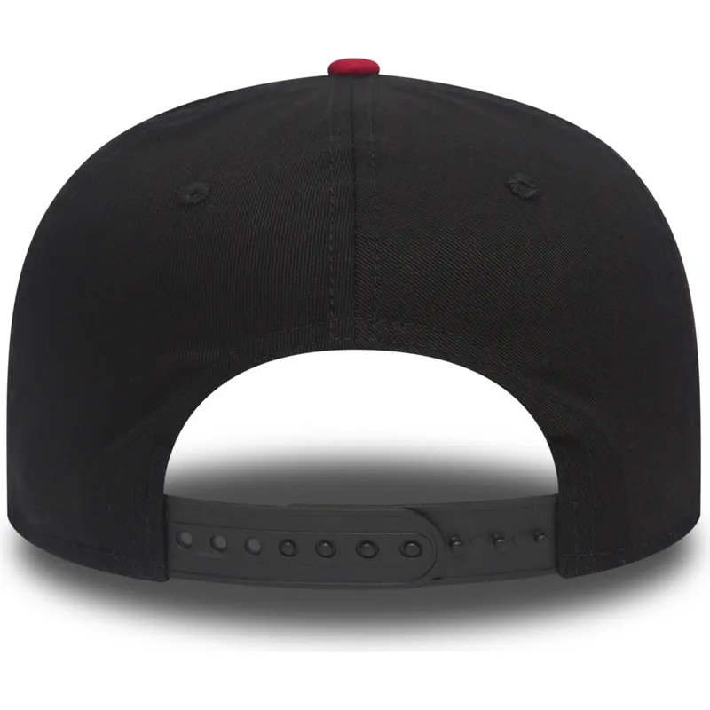 petten-plat-zwart-snapback-9fifty-van-chicago-bulls-nba-van-new-era