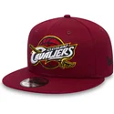 petten-plat-rood-snapback-voor-kinderen-9fifty-classic-van-cleveland-cavaliers-nba-van-new-era