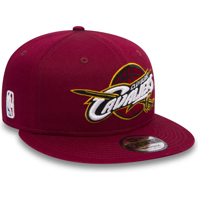 petten-plat-rood-snapback-voor-kinderen-9fifty-classic-van-cleveland-cavaliers-nba-van-new-era