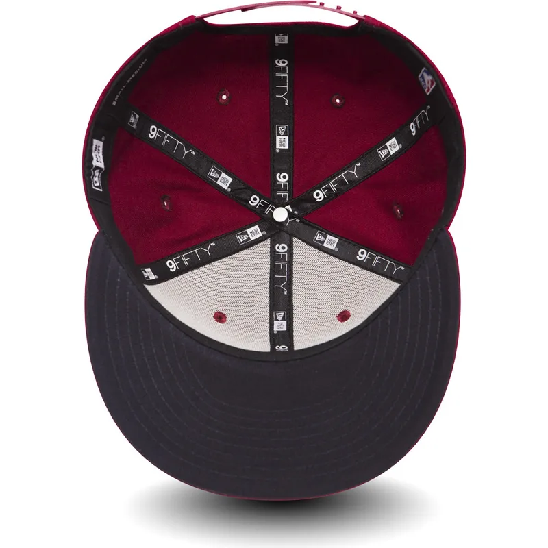 petten-plat-rood-snapback-voor-kinderen-9fifty-classic-van-cleveland-cavaliers-nba-van-new-era