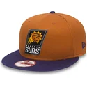 petten-plat-oranje-snapback-9fifty-van-phoenix-suns-nba-van-new-era