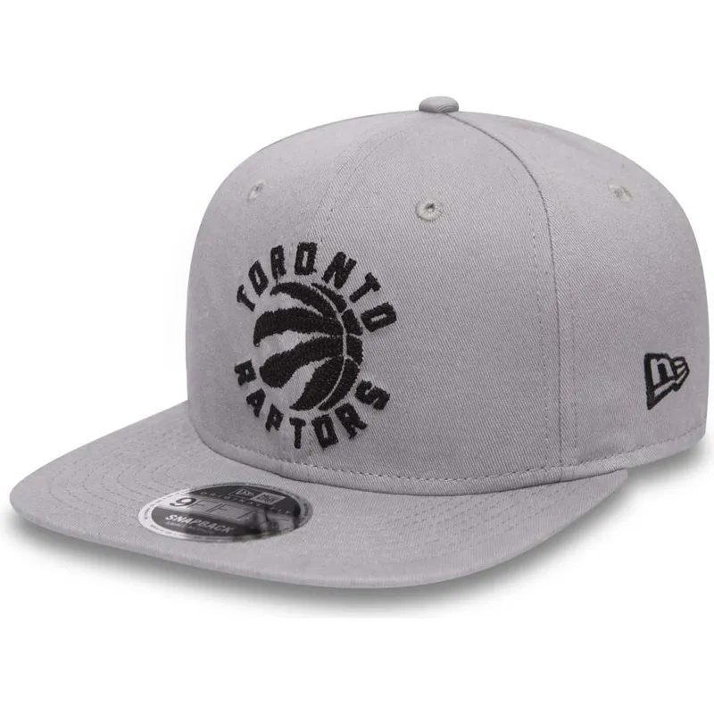 petten-plat-grijs-snapback-9fifty-chain-stitch-van-toronto-raptors-nba-van-new-era