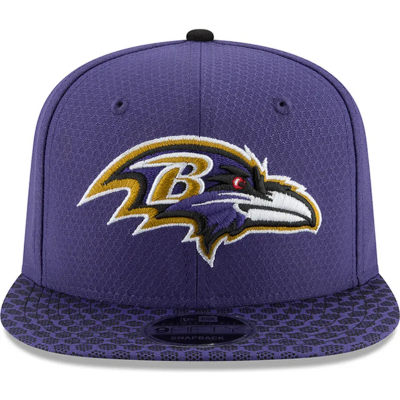 petten-plat-paars-snapback-9fifty-sideline-van-baltimore-ravens-nfl-van-new-era