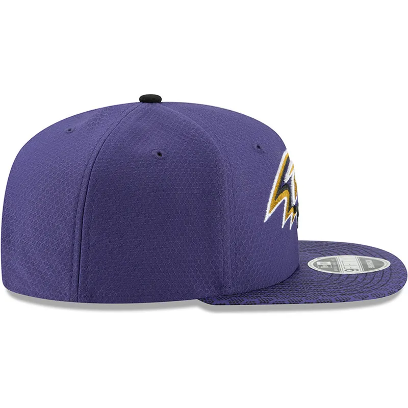 petten-plat-paars-snapback-9fifty-sideline-van-baltimore-ravens-nfl-van-new-era
