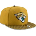petten-plat-geel-snapback-9fifty-sideline-van-jacksonville-jaguars-nfl-van-new-era