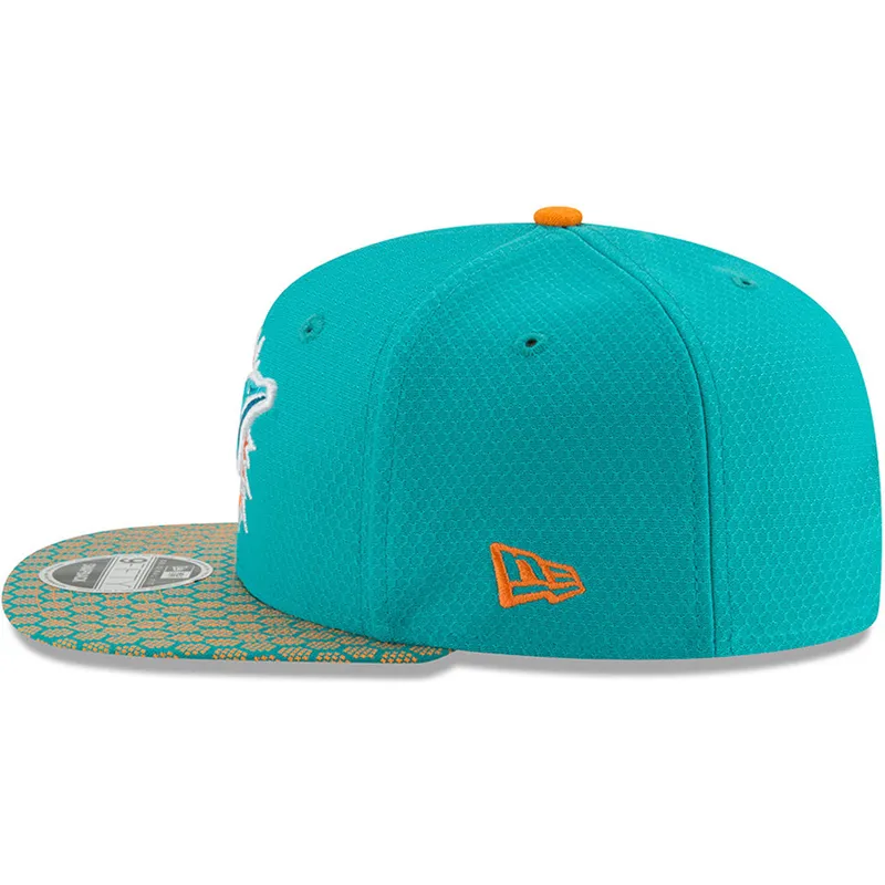 petten-plat-blauw-snapback-9fifty-sideline-van-miami-dolphins-nfl-van-new-era