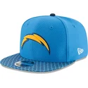 petten-plat-blauw-snapback-9fifty-sideline-van-los-angeles-chargers-nfl-van-new-era
