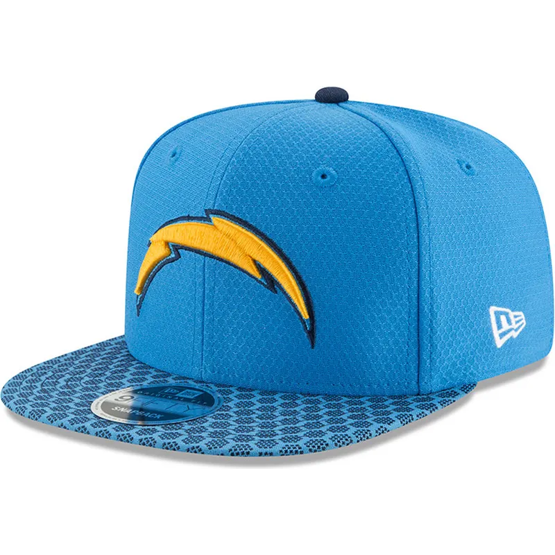 petten-plat-blauw-snapback-9fifty-sideline-van-los-angeles-chargers-nfl-van-new-era