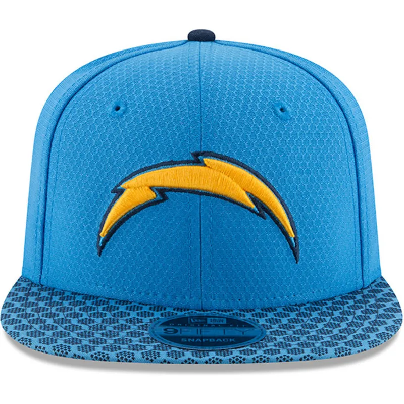 petten-plat-blauw-snapback-9fifty-sideline-van-los-angeles-chargers-nfl-van-new-era