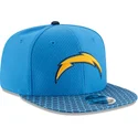 petten-plat-blauw-snapback-9fifty-sideline-van-los-angeles-chargers-nfl-van-new-era