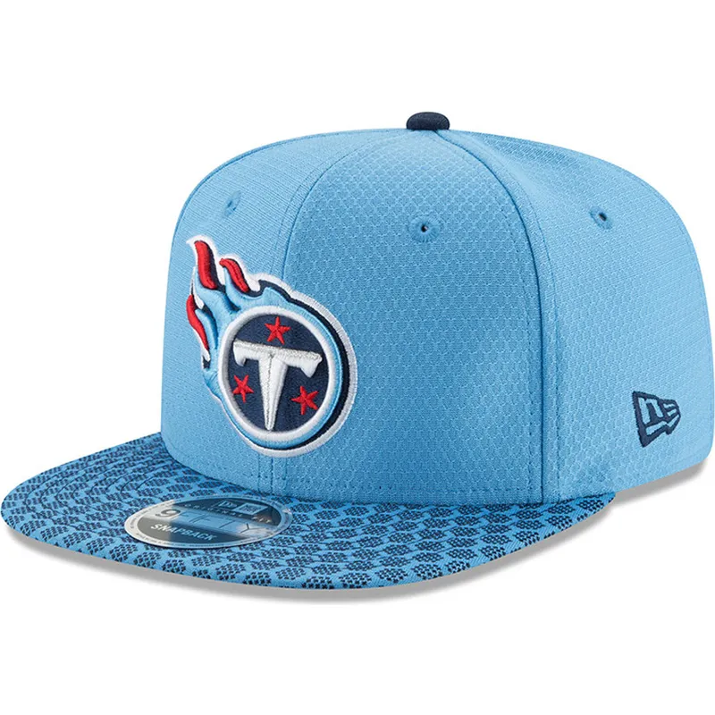 petten-plat-blauw-snapback-9fifty-sideline-van-tennessee-titans-nfl-van-new-era