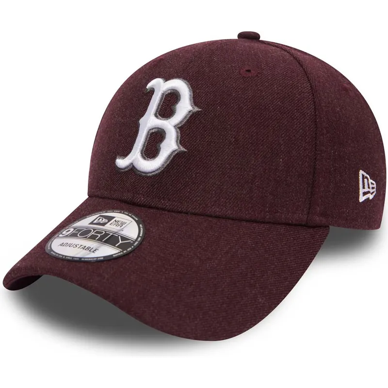 petten-gebogen-paars-verstelbaar-9forty-seasonal-heather-van-boston-red-sox-mlb-van-new-era