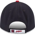 petten-gebogen-zwart-verstelbaar-9forty-the-league-van-cleveland-indians-mlb-van-new-era