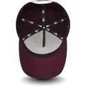 petten-gebogen-rood-verstelbaar-9forty-melton-a-frame-van-new-york-yankees-mlb-van-new-era
