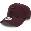 petten-gebogen-paars-verstelbaar-9forty-seasonal-heather-a-frame-van-pittsburgh-pirates-mlb-van-new-era