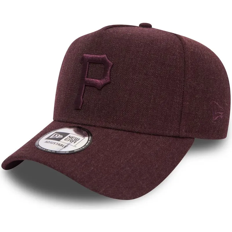 petten-gebogen-paars-verstelbaar-9forty-seasonal-heather-a-frame-van-pittsburgh-pirates-mlb-van-new-era