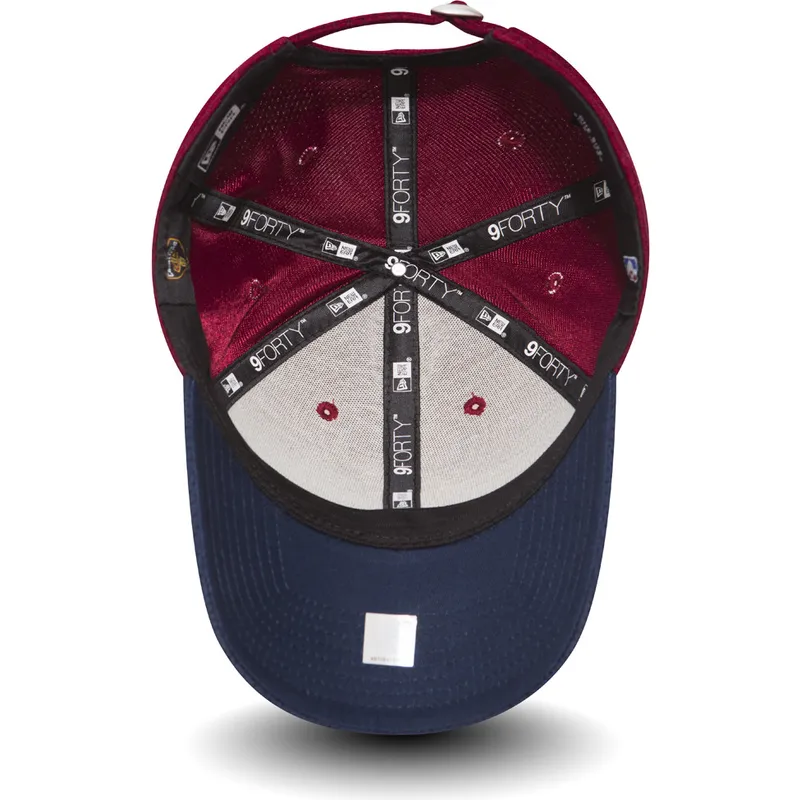 petten-gebogen-rood-verstelbaar-9forty-mesh-van-cleveland-cavaliers-nba-van-new-era