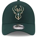 petten-gebogen-groen-verstelbaar-9forty-the-league-van-milwaukee-bucks-nba-van-new-era