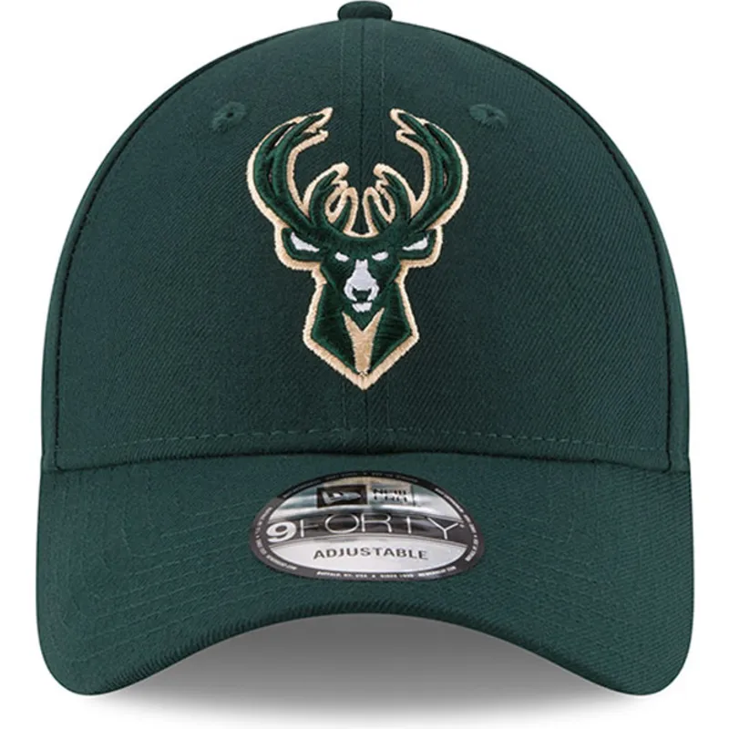 petten-gebogen-groen-verstelbaar-9forty-the-league-van-milwaukee-bucks-nba-van-new-era