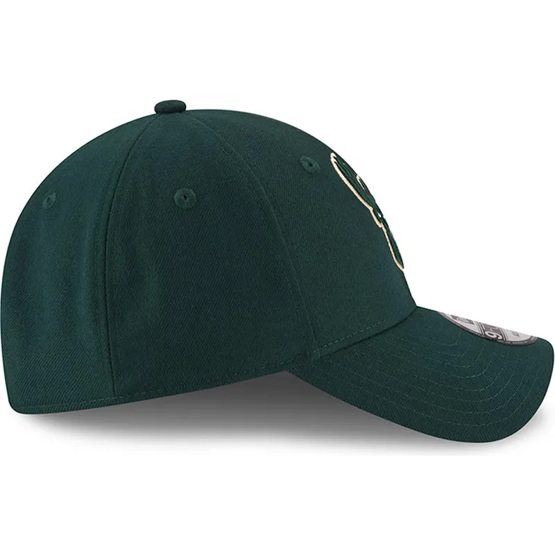 petten-gebogen-groen-verstelbaar-9forty-the-league-van-milwaukee-bucks-nba-van-new-era