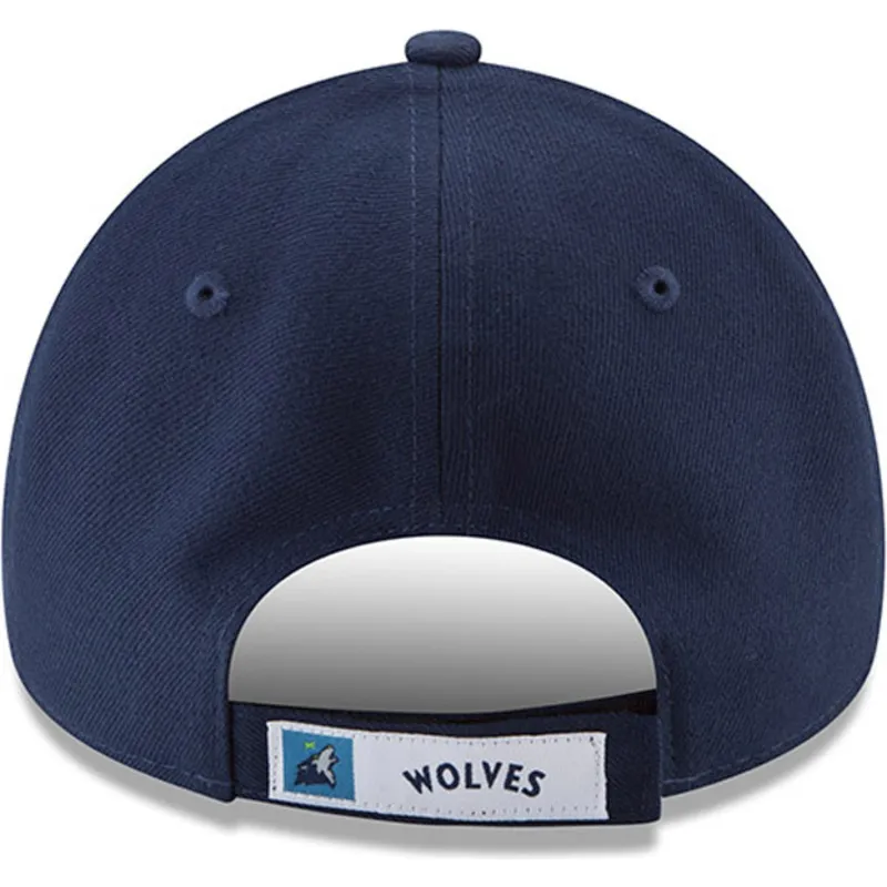 petten-gebogen-marineblauw-verstelbaar-9forty-the-league-van-minnesota-timberwolves-nba-van-new-era