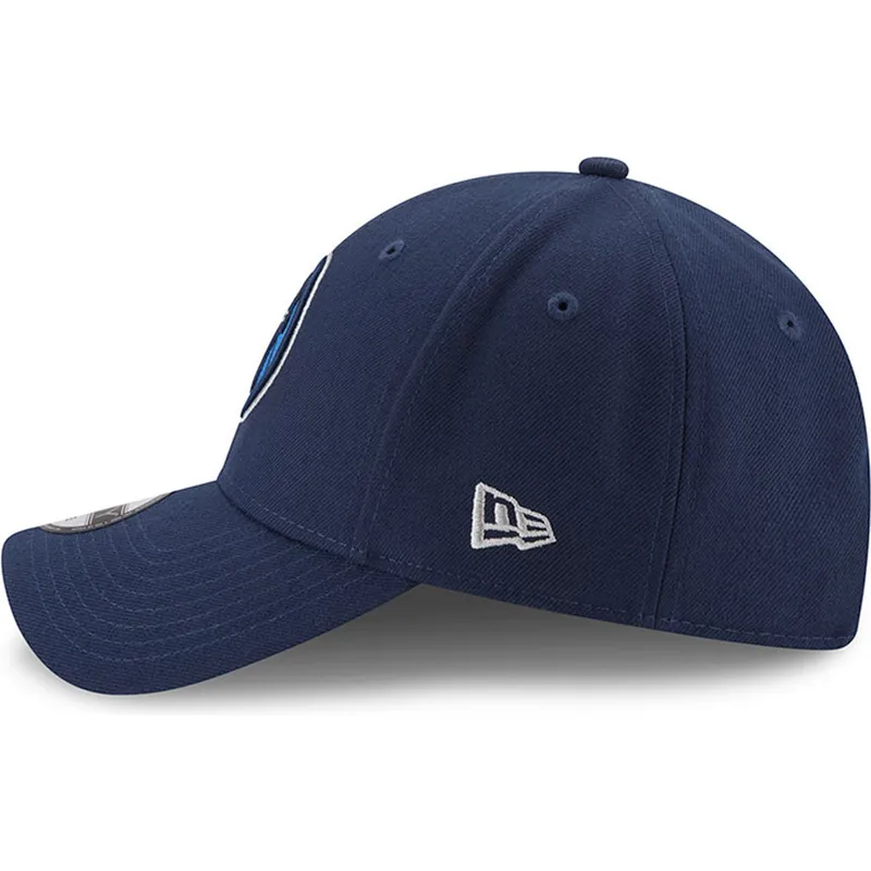 petten-gebogen-marineblauw-verstelbaar-9forty-the-league-van-minnesota-timberwolves-nba-van-new-era
