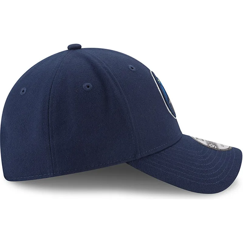 petten-gebogen-marineblauw-verstelbaar-9forty-the-league-van-minnesota-timberwolves-nba-van-new-era