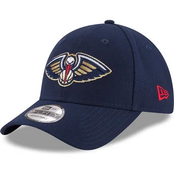 Petten gebogen marineblauw verstelbaar 9FORTY The League van New Orleans Pelicans NBA van New Era
