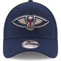 petten-gebogen-marineblauw-verstelbaar-9forty-the-league-van-new-orleans-pelicans-nba-van-new-era