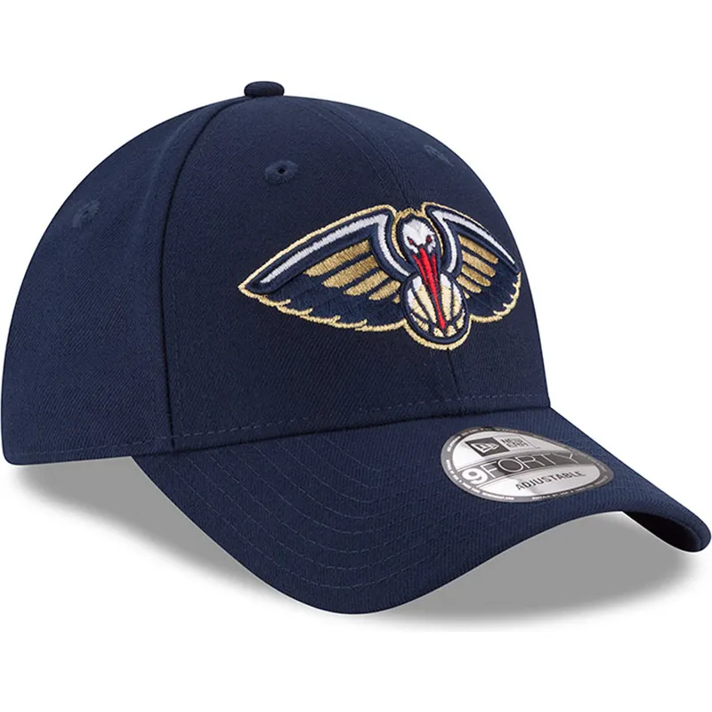 petten-gebogen-marineblauw-verstelbaar-9forty-the-league-van-new-orleans-pelicans-nba-van-new-era