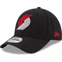 petten-gebogen-zwart-verstelbaar-9forty-the-league-van-portland-trail-blazers-nba-van-new-era