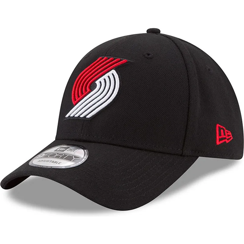 petten-gebogen-zwart-verstelbaar-9forty-the-league-van-portland-trail-blazers-nba-van-new-era