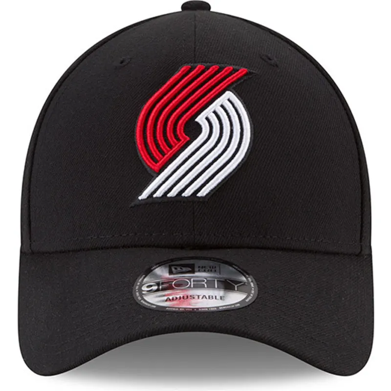 petten-gebogen-zwart-verstelbaar-9forty-the-league-van-portland-trail-blazers-nba-van-new-era