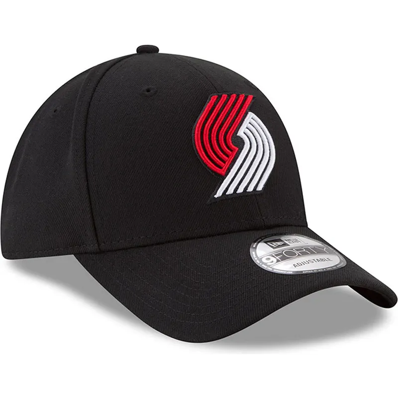 petten-gebogen-zwart-verstelbaar-9forty-the-league-van-portland-trail-blazers-nba-van-new-era