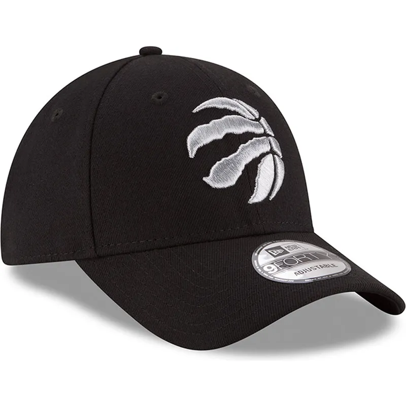 petten-gebogen-zwart-verstelbaar-9forty-the-league-van-toronto-raptors-nba-van-new-era