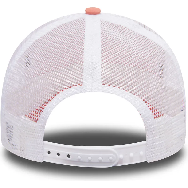 petten-gebogen-roze-snapback-9forty-felt-van-new-era