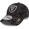 petten-gebogen-zwart-verstelbaar-9forty-night-time-reflective-van-las-vegas-raiders-nfl-van-new-era