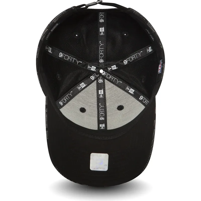 petten-gebogen-zwart-verstelbaar-9forty-night-time-reflective-van-las-vegas-raiders-nfl-van-new-era