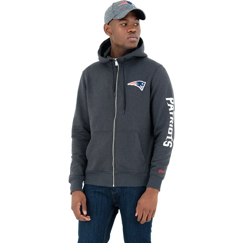 sweater-met-capuchon-steen-full-zipped-hoody-van-new-england-patriots-nfl-van-new-era sweater-met-capuchon-steen-full-zipped-hoody-van-new-england-patriots-nfl-van-new-era