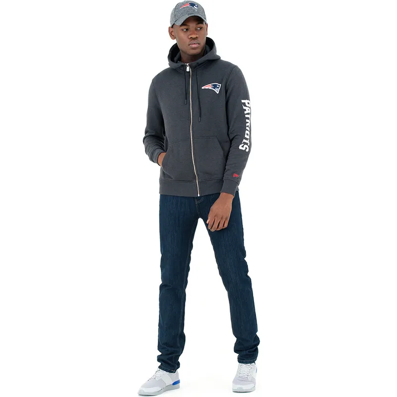 sweater-met-capuchon-steen-full-zipped-hoody-van-new-england-patriots-nfl-van-new-era sweater-met-capuchon-steen-full-zipped-hoody-van-new-england-patriots-nfl-van-new-era