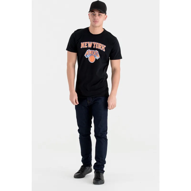 t-shirt-korte-mouw-zwart-van-new-york-knicks-nba-van-new-era